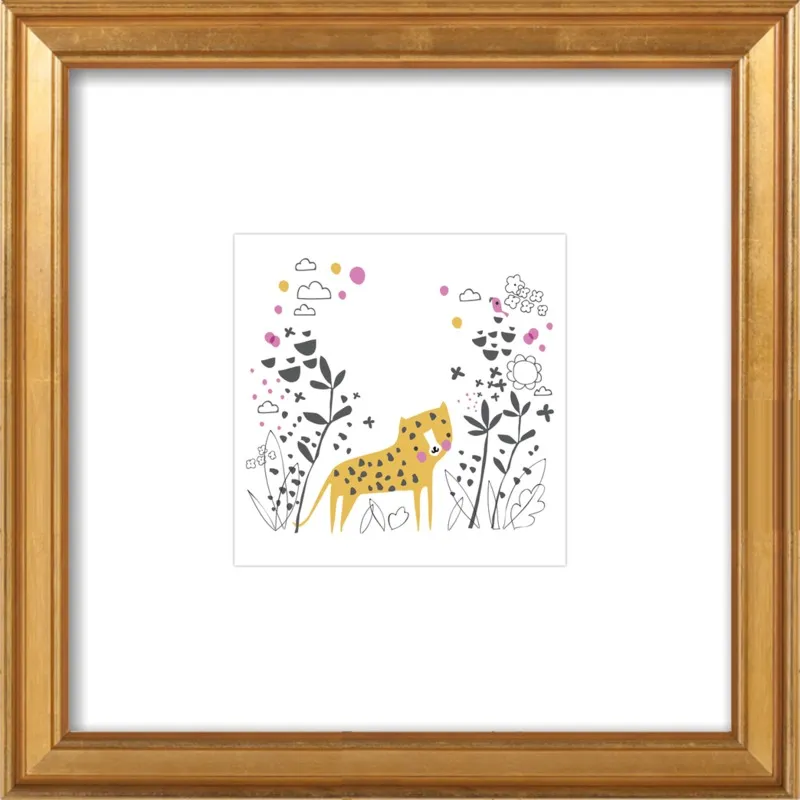 Little jungle leopard by Lizzie Mackay for Artfully Walls