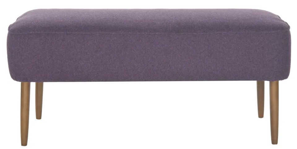 Levi Bench - Plum/Natural Oak
