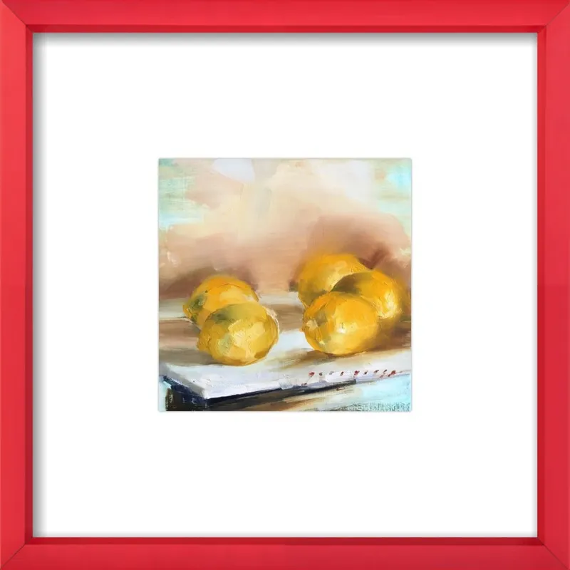 "Lemons" by Georgesse Gomez for Artfully Walls
