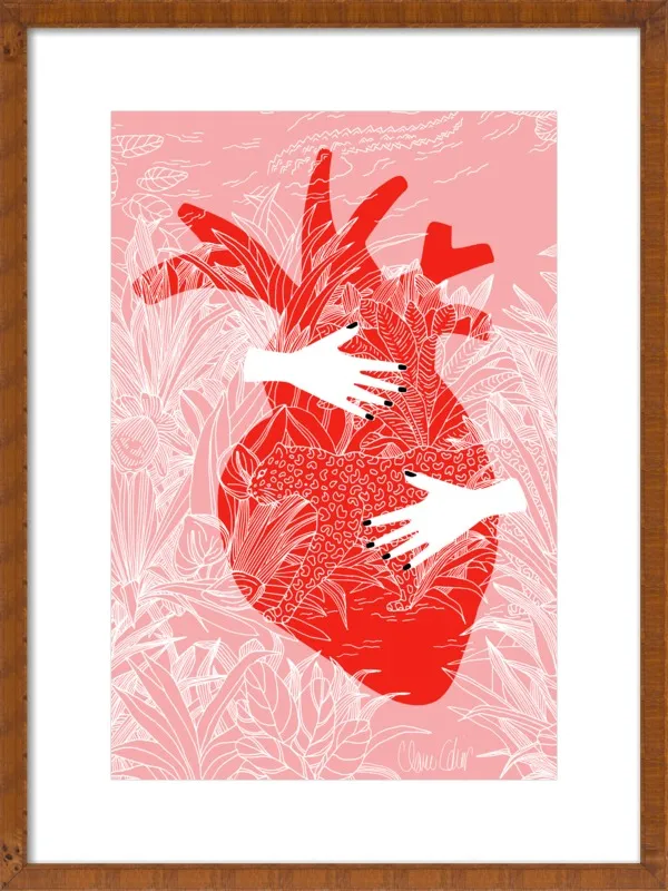 REFUGE ROSE by Claire Colin for Artfully Walls