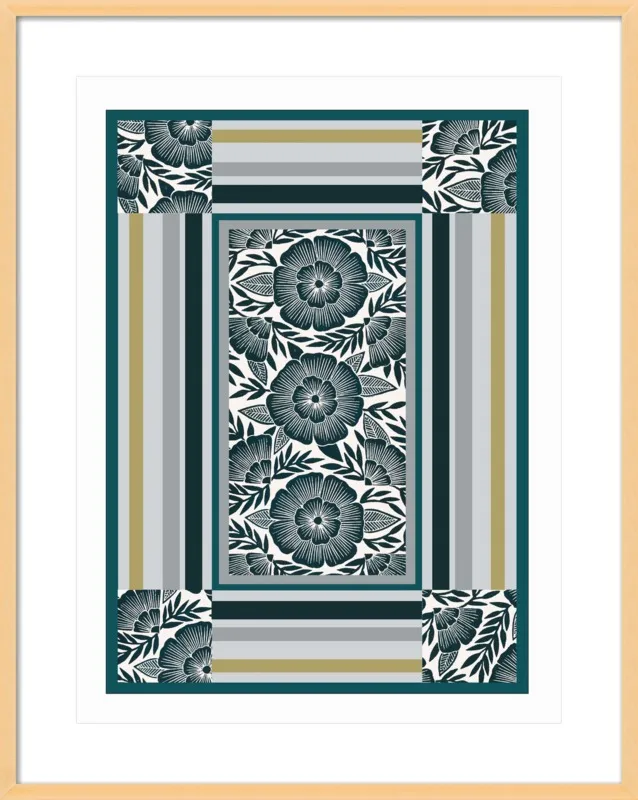 Botanical Frame 1 by Katharine Watson for Artfully Walls