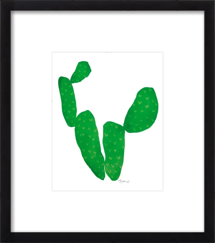 Green Cacti by Kate Roebuck for Artfully Walls