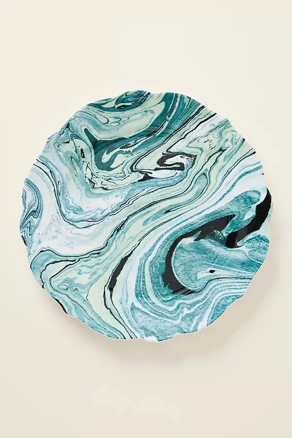 Marble Stoneware Dinner Plate