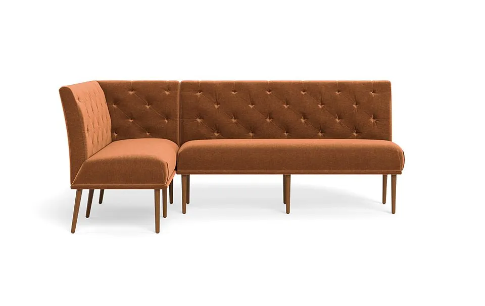 Dorian Upholstered Left Banquette with Tufting Option