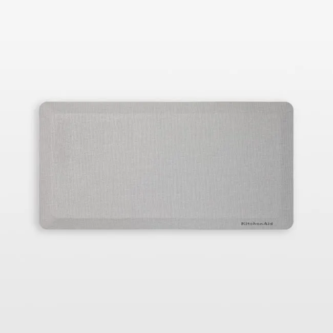 KitchenAid Gourmet Series Grey Solid Gel Comfort Kitchen Mat