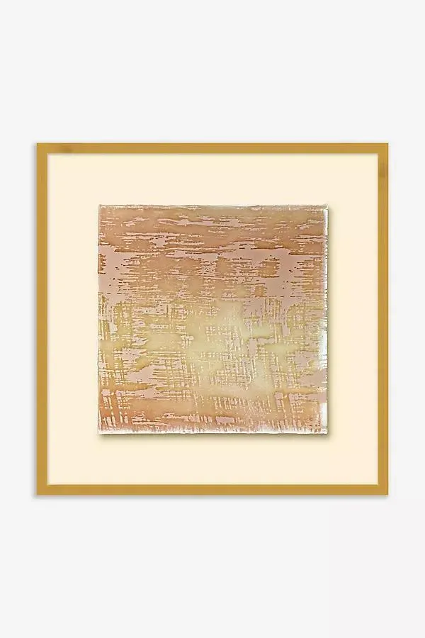 Velvet Brushstroke Shadowbox Wall Art