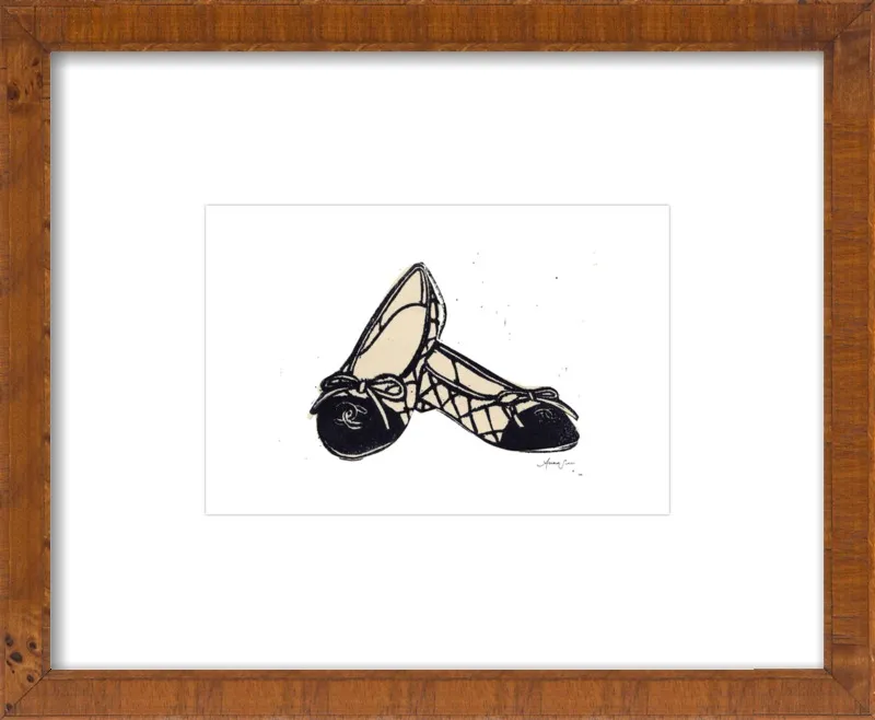 Chanel Ballet Flats by Anna See for Artfully Walls