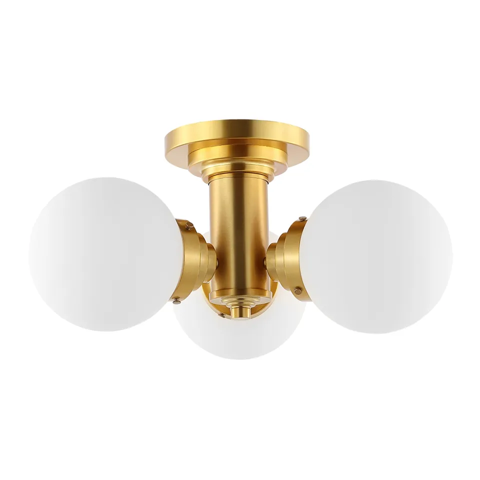 Elenna 3 Light 18" Flush Mount - Gold