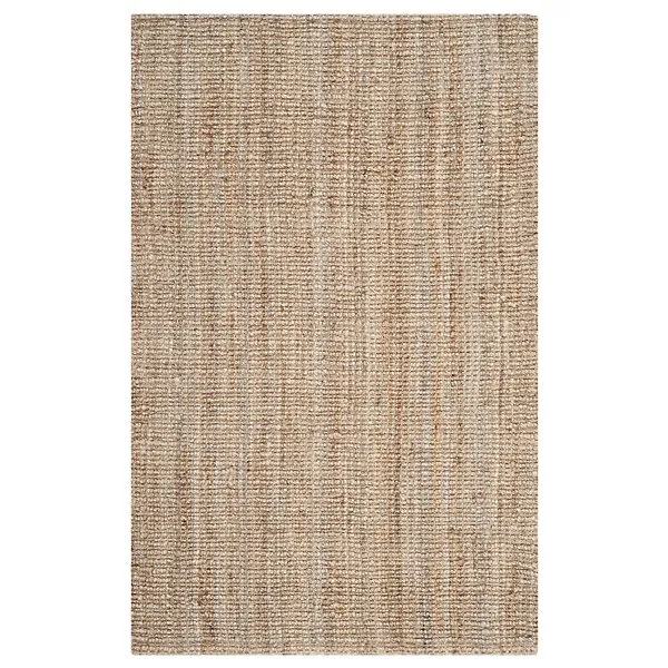 Natural Weave Chunky Striped Area Rug