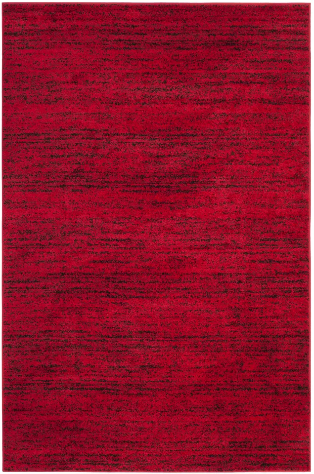 Arlo Home Woven Area Rug, ADR117F, Red/Black,  5' 1" X 7' 6"