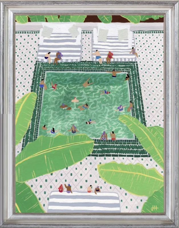 Green Riad by Joanne Ho for Artfully Walls