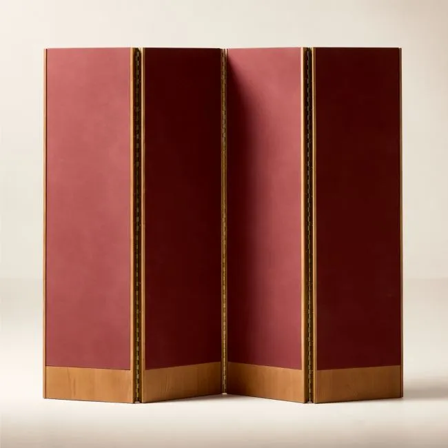 Hide and Seek Vegan Leather Room Divider by Casa Dean by Swizz Beatz