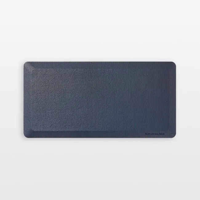 KitchenAid Gourmet Series Ink Blue Solid Gel Comfort Kitchen Mat