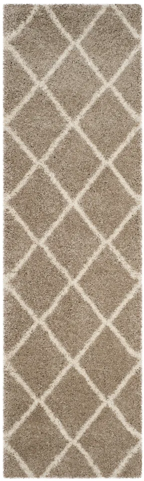 Arlo Home Woven Area Rug, SGH281S, Beige/Ivory,  2' 3" X 10'