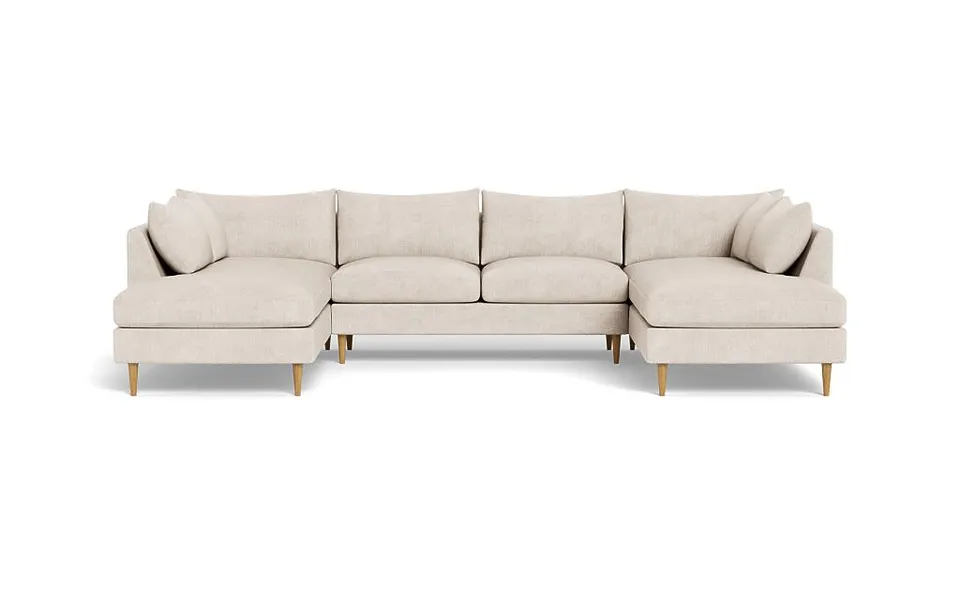 Sloan 3-Piece U-Bumper Sectional
