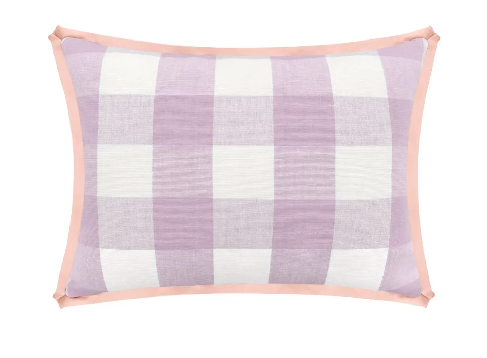 THE MINI :: CHARLESTON CHECK // LAVENDER - THE MINI 10" X 12" / CORDING / Pink Peony