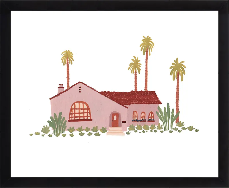 Pink Bungalow by Taylor Ann for Artfully Walls