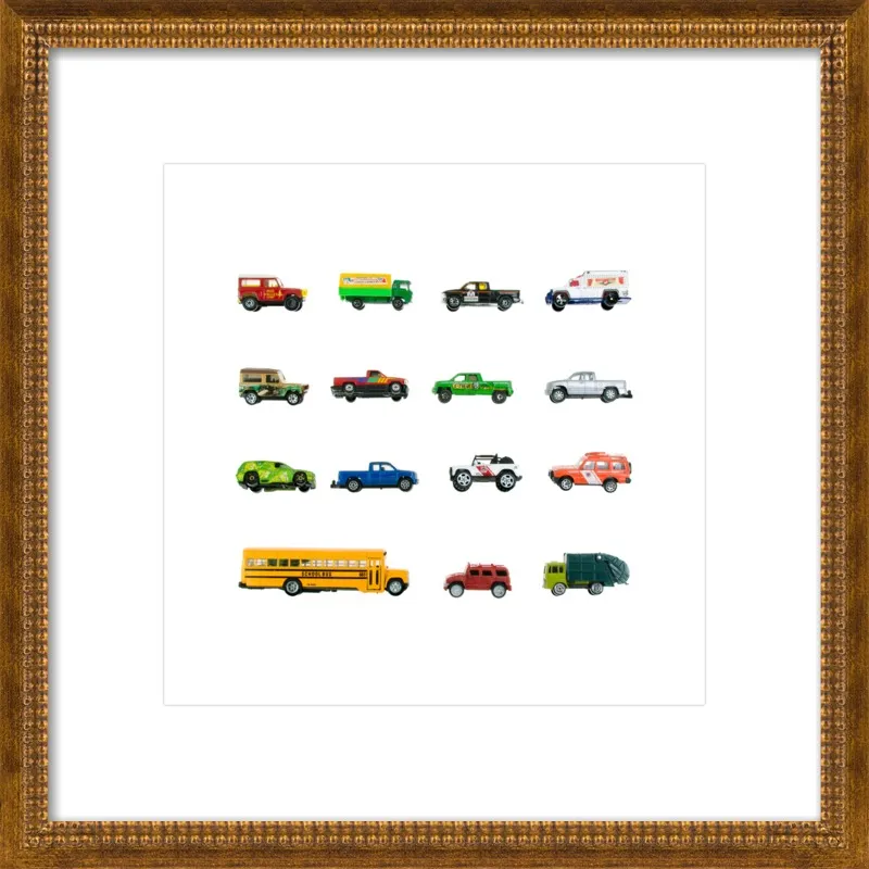 Vintage Toy Trucks by Jennifer Steen Booher for Artfully Walls