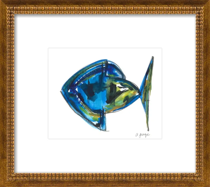 Asbtract Fish by Anthony George for Artfully Walls