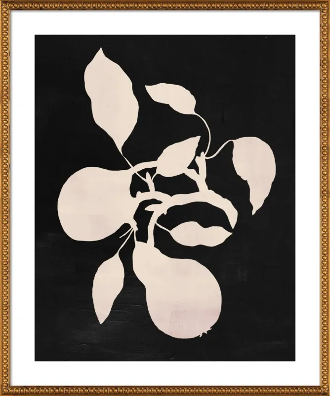 pears black and white by Ruti Shaashua for Artfully Walls