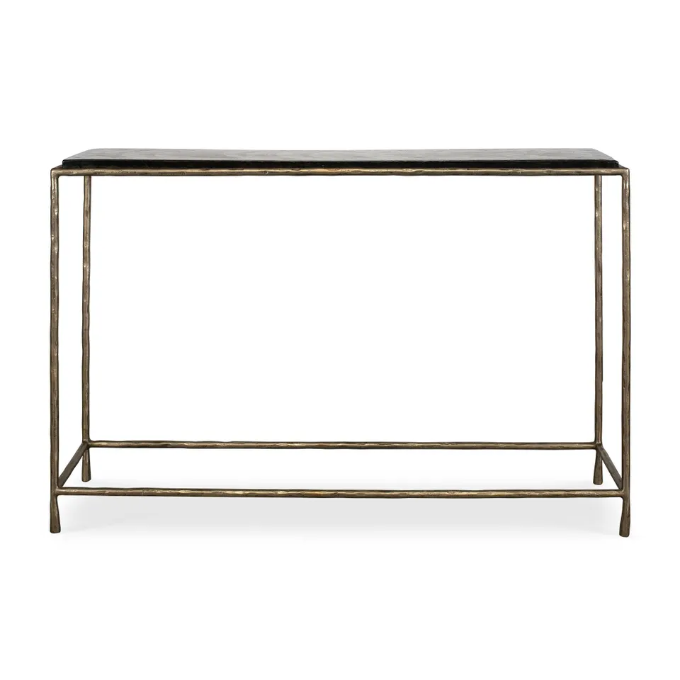 Ovard Minimalist Metal Console Table