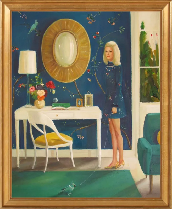 The Invisible Nature of Tansy Fairchild by Janet Hill for Artfully Walls