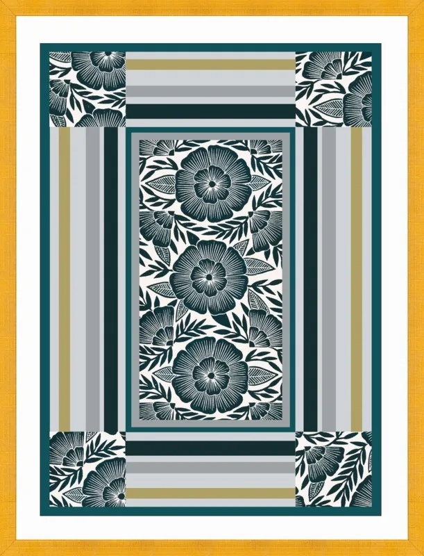 Botanical Frame 1 by Katharine Watson for Artfully Walls