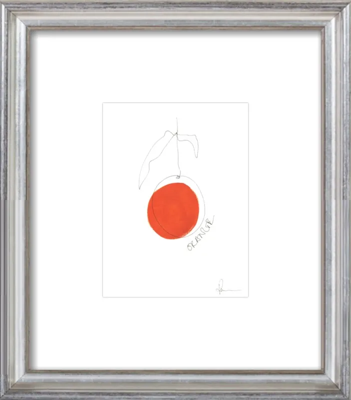 Orange by Polly Mann for Artfully Walls