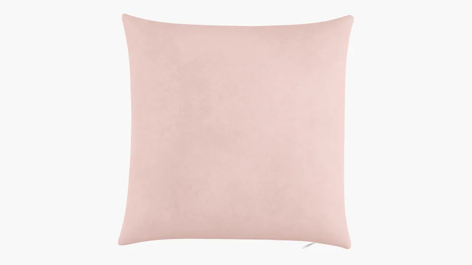 Throw Pillow 18", Blush Classic Velvet, 18" x 18"
