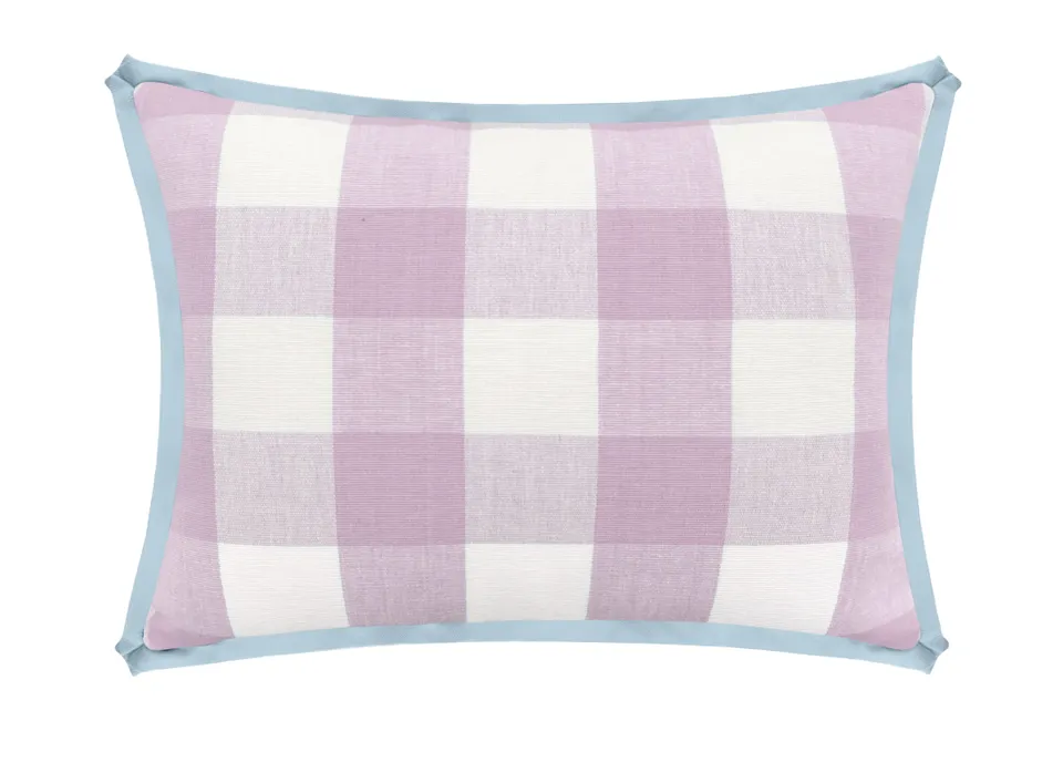 THE MINI :: CHARLESTON CHECK // LAVENDER - SWATCH 4" X 4" / CORDING / BACKORDER Powder Blue