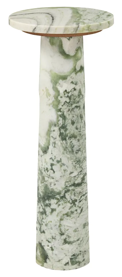 Safavieh Couture Doxander Marble Tall Drink Table, Green