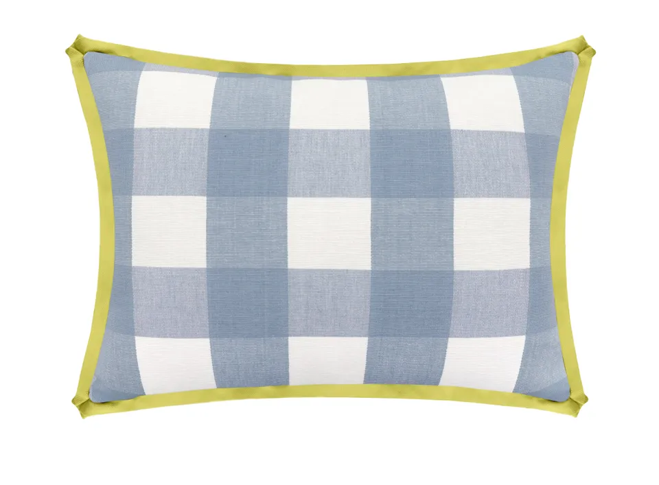 THE MINI :: CHARLESTON CHECK // CHAMBRAY - THE MINI 10" X 12" / CORDING / Clover