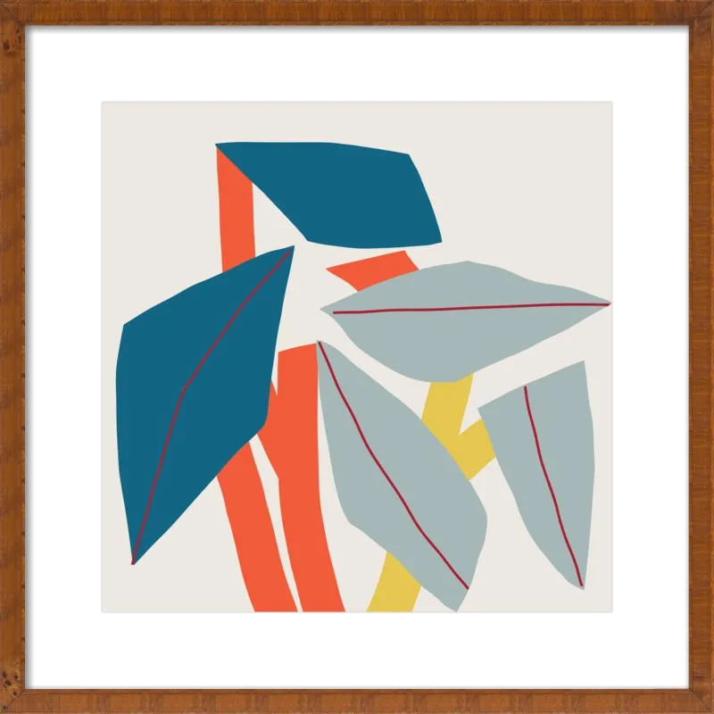 Colourful leaves by Jessica Nielsen for Artfully Walls
