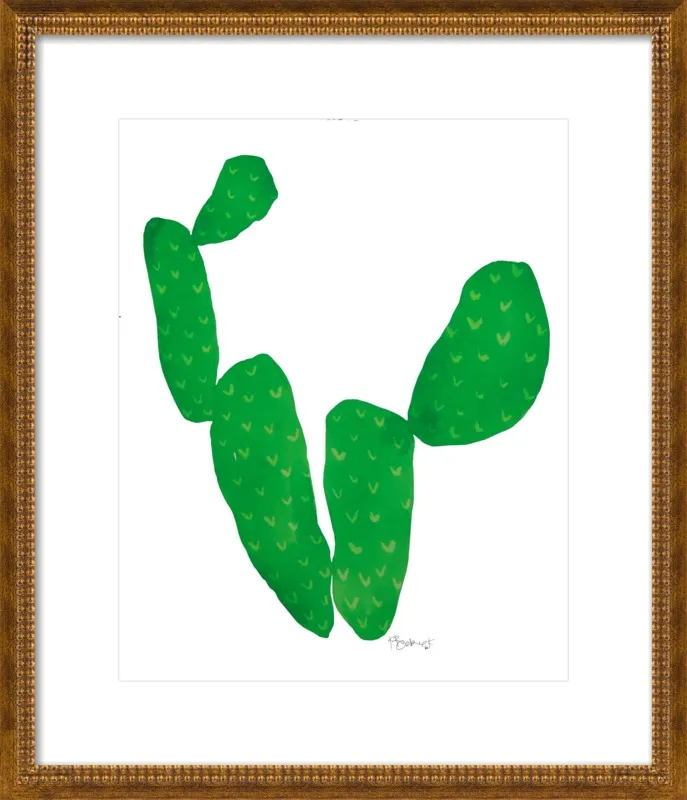 Green Cacti by Kate Roebuck for Artfully Walls