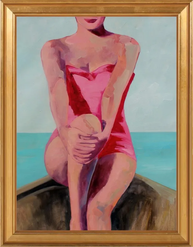 Woman in a Boat by T. S. Harris for Artfully Walls