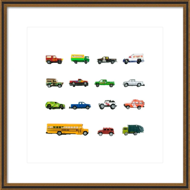 Vintage Toy Trucks by Jennifer Steen Booher for Artfully Walls