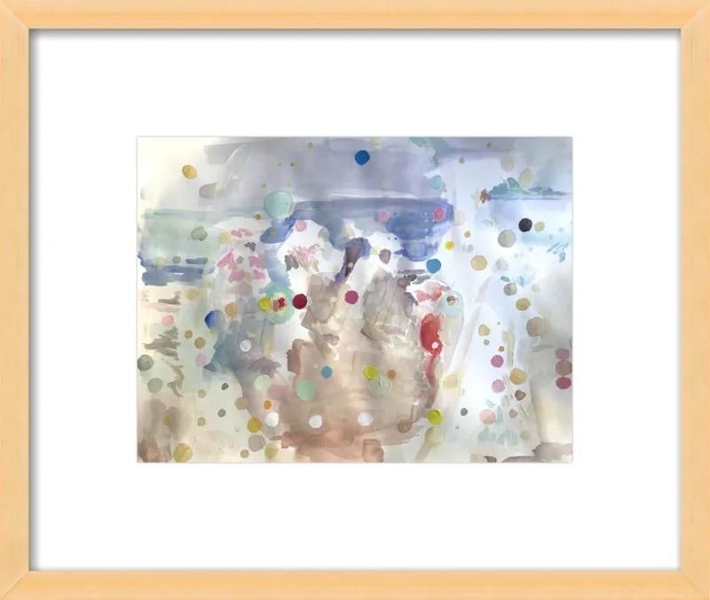 Beach scene (from memory)  by Hannah Dean for Artfully Walls