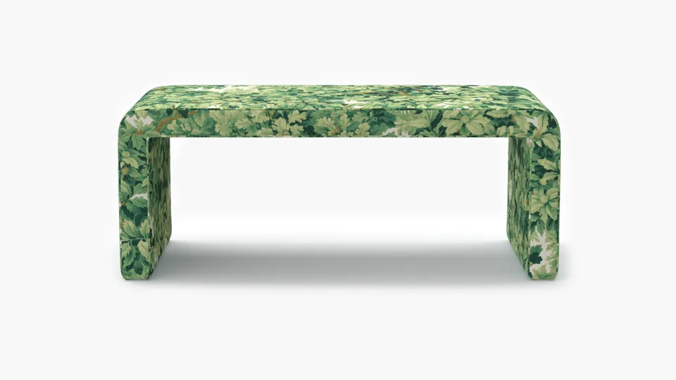 Waterfall Bench, Verdure Bois De Chene