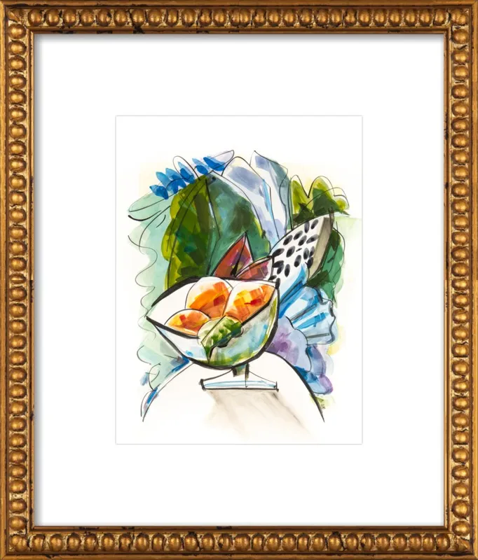 Still life with oranges by Becky Aubry for Artfully Walls