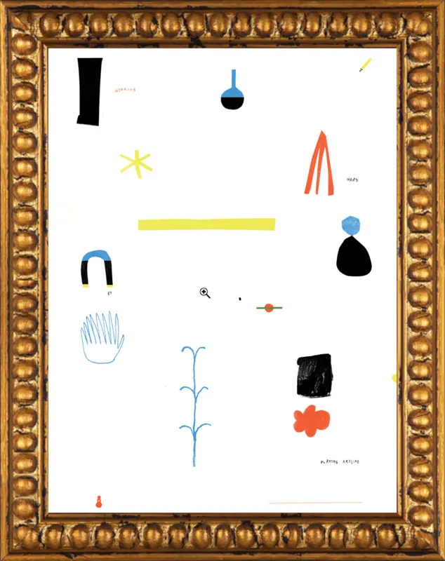 Working hard by playing around  by Agata Królak for Artfully Walls