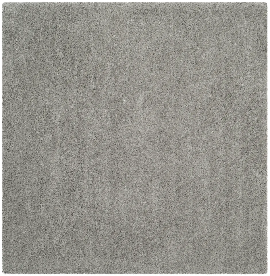 Arlo Home Hand Tufted Area Rug, SGTW711E, Light Grey,  5' X 5' Square