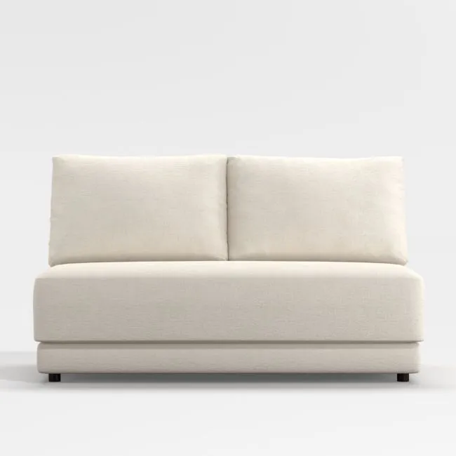 Gather Armless Bench Loveseat Sectional Piece