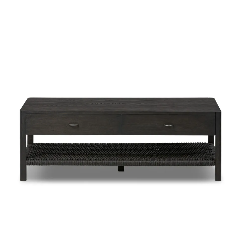 Zuma Coffee Table - Smoked Black Ash Veneer