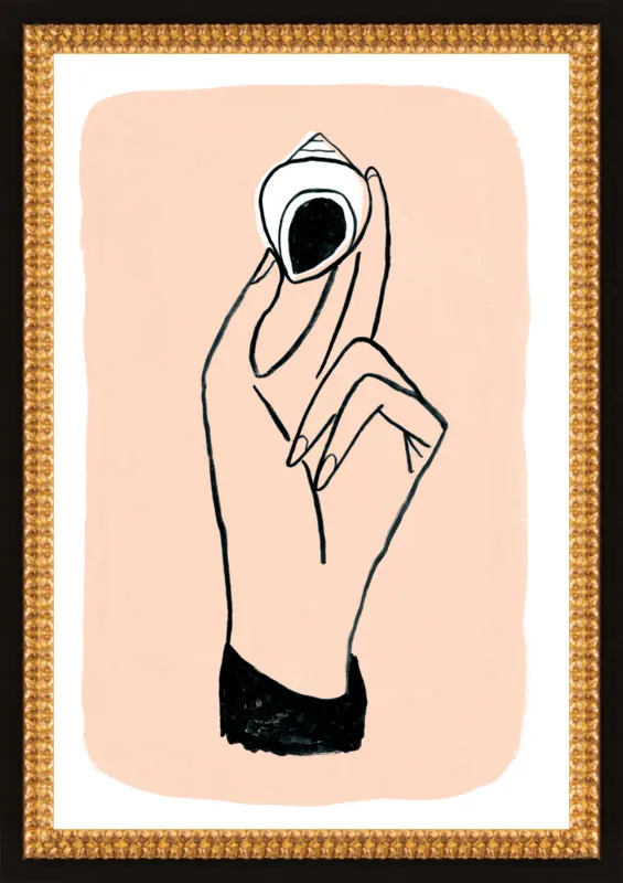 My Hand is My Face by Michael Doyle - Apartment On Belmont for Artfully Walls