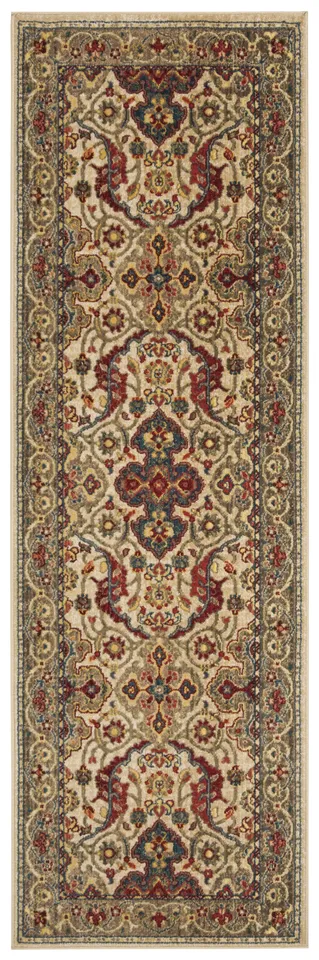 Arlo Home Woven Area Rug, KSN307A, Ivory/Taupe,  2' 6" X 8'