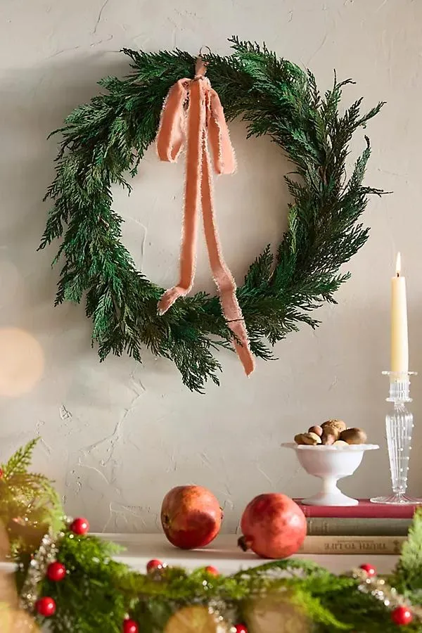 Preserved Cedar Circlet Wreath