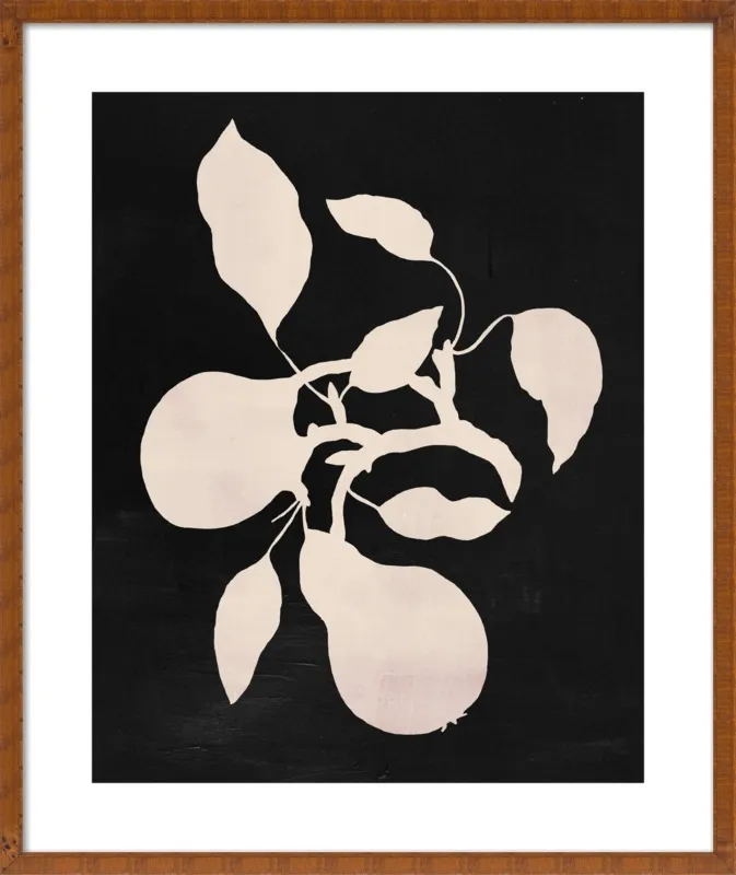 pears black and white by Ruti Shaashua for Artfully Walls