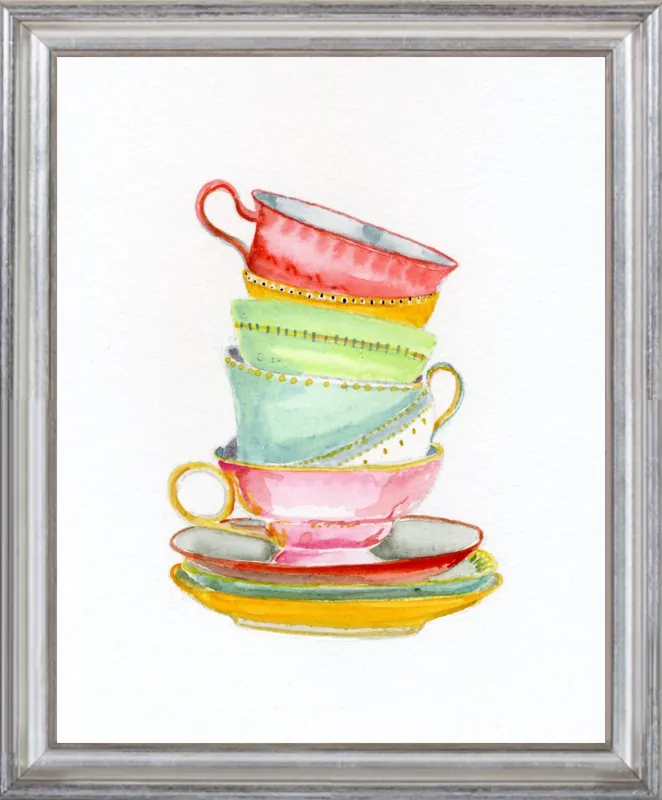 Teacups by Miri Eshet for Artfully Walls