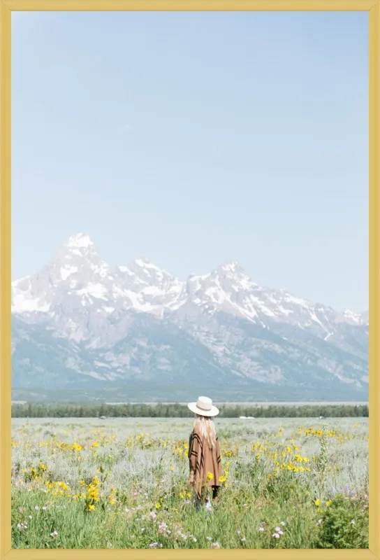 Wildflower Field Wyoming by Carley Rudd for Artfully Walls