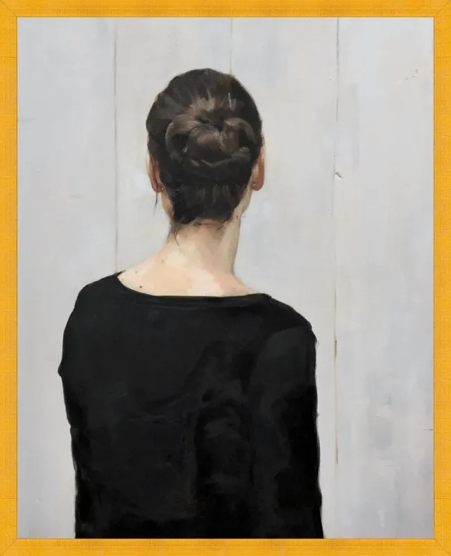 Portrait of a young woman by Philine van der Vegte for Artfully Walls